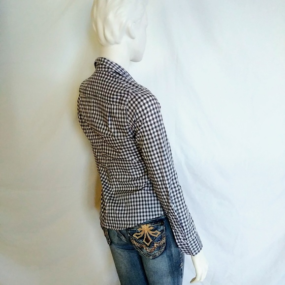 Frank & Eileen Barry Gingham Button Down Shirt - Picture 4 of 8